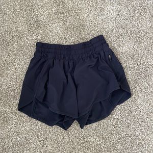 Navy Lululemon tracker short